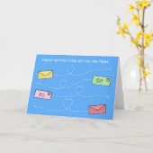 遠くからおめでとうノルーズ カード (黄色い花)