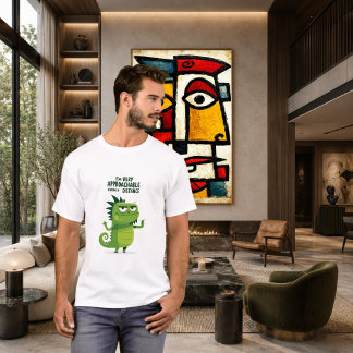 遠くからなら親しみやすい 爬虫類の面白グッズ Tシャツ