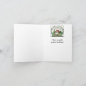 遠くからの誕生日の挨拶 カード (内部)