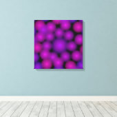 遠くから見る紫のビーズ キャンバスプリント (インサイチュ (ウッドフロア))