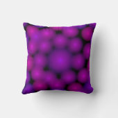 遠くから見る紫のビーズ クッション (裏面)