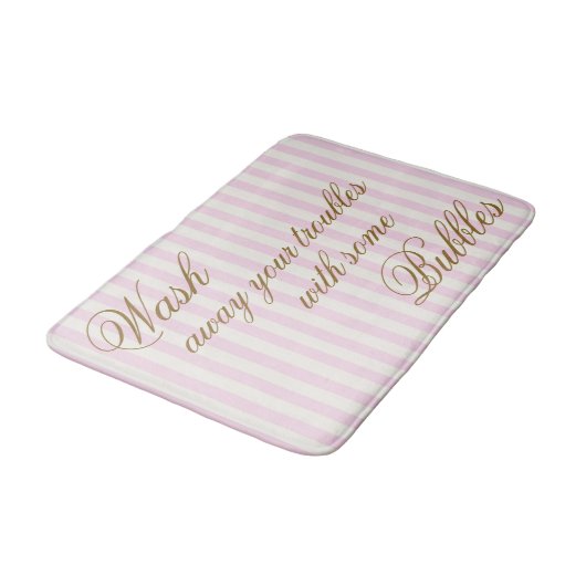 遠くにある泡とのあなたの悩みを洗浄して下さい バスマット (アングル)