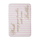 遠くにある泡とのあなたの悩みを洗浄して下さい バスマット (正面縦)