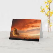 遠くになはえ カード (黄色い花)