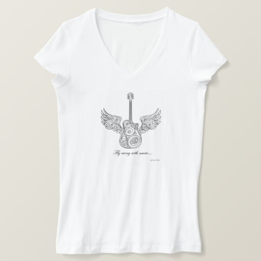 遠くになはえ Tシャツ (デザイン正面)