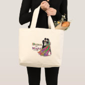 遠くにな夜を踊って下さい ラージトートバッグ (正面(商品))