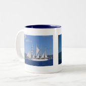 遠くにな帆 ツートーンマグカップ (正面左)