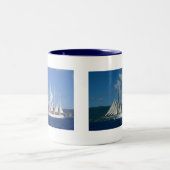 遠くにな帆 ツートーンマグカップ (中央)