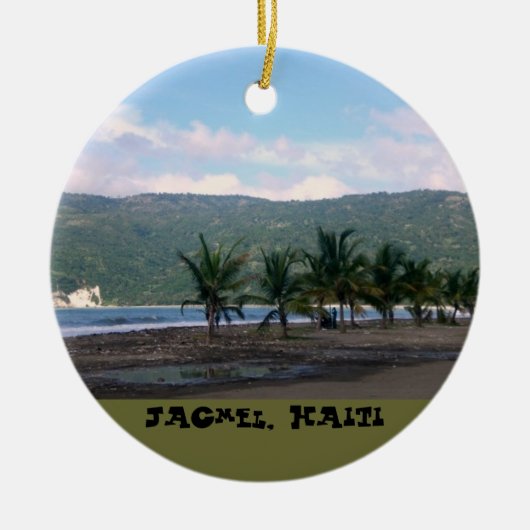 遠くにな海洋 セラミックオーナメント (正面)