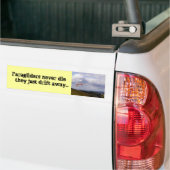 遠くにな漂流 バンパーステッカー (トラック上)