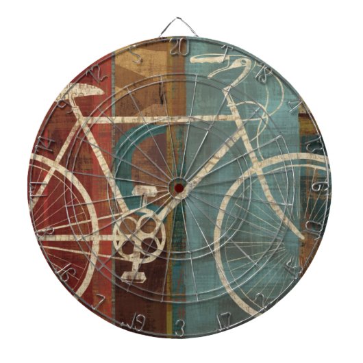 遠くにな破損 ダーツボード (正面)