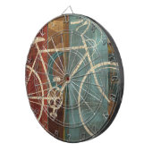 遠くにな破損 ダーツボード (正面右)