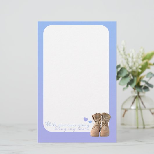 遠くにな間、 便箋 (スタンド正面)