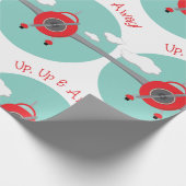 遠くにな飛行機 ラッピングペーパー (角)