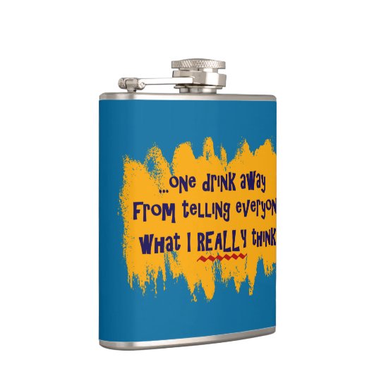 遠くにな1杯の飲み物… フラスク (右)