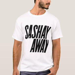遠くになRupaulゲイプライドのドラッグ競争LGBTの女王をSashay Tシャツ