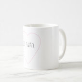 遠くににマグは行きます コーヒーマグカップ (正面右)