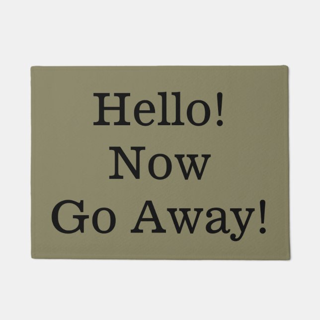 遠くににマットは行きます ドアマット (正面)