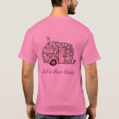 遠くにに広がろう Tシャツ (裏面)