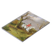 遠くにに行くサフォークの狩り- (キャンバスの油) ノートブック (左側)