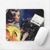 遠くにに行って下さい! 私は書いています! マウスパッド (マウス)