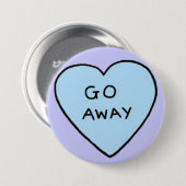 遠くにに行って下さい 缶バッジ (正面&裏面)