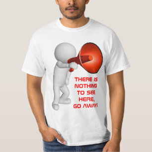 遠くにに行って下さい!: 3D姿 Tシャツ