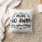 遠くにに、私は内に向けています行きます クッション (ブランケット)