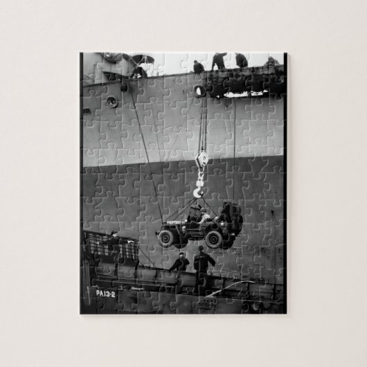 遠くに下げて下さい。 ジープのfrom_Warイメージは行きます ジグソーパズル (縦)