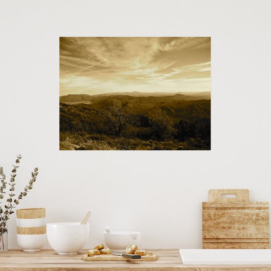 遠くに ポスター (キッチン)