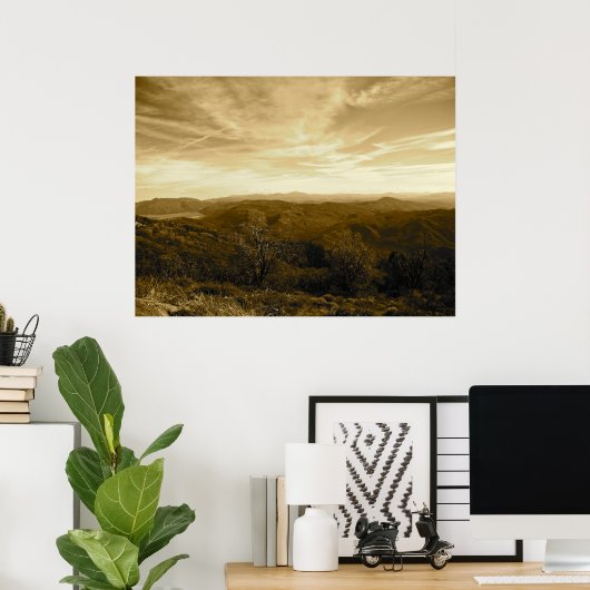 遠くに ポスター (ホームオフィス)