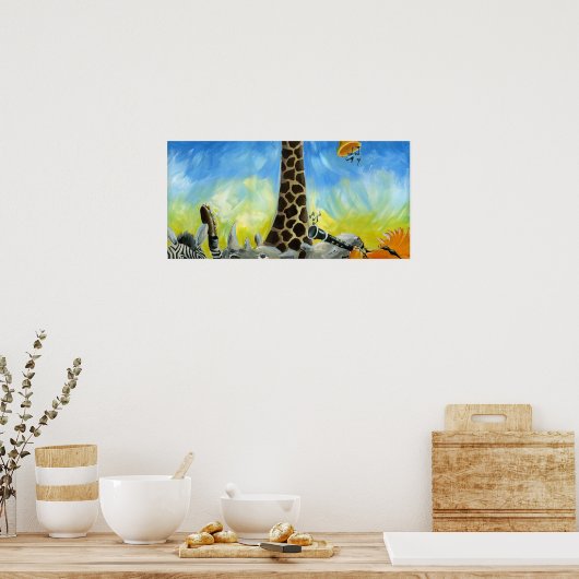 遠くに ポスター (キッチン)