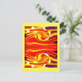 遠くのスターアートに嵐が吹き付く ポストカード (スタンド正面)