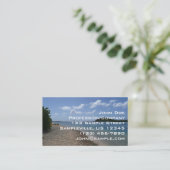 遠くのヨット 名刺 (スタンド正面)