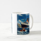 遠くの土地を訪れる コーヒーマグカップ (正面右)