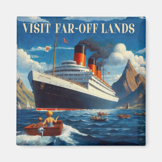 遠くの土地を訪れる マグネット (正面)