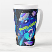 遠くの夢の軌道 カフェラテマグ (右アングル)