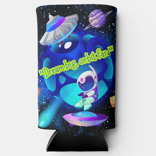 遠くの夢の軌道 スリム缶クーラー (正面)