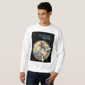 遠くの大きな軌道を夢見る スウェットシャツ (正面フル)