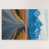 遠くの山の峰 ジグソーパズル (横)