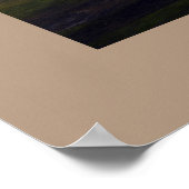 遠くの山 ポスター (角)