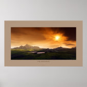 遠くの山 ポスター (正面)