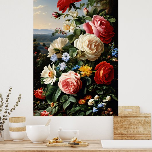 遠くの庭 ポスター (キッチン)