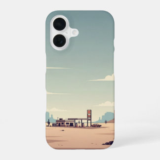 遠くの給油所 iPhone 16ケース