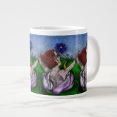 遠くの花 巨大マグカップ ジャンボコーヒーマグカップ (正面右)