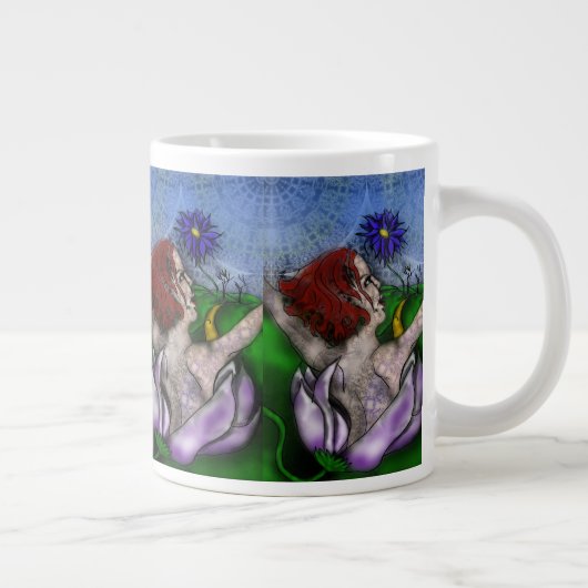 遠くの花 巨大マグカップ ジャンボコーヒーマグカップ (右)