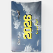 「遠くまで行こう」バナー カスタマイズ可能 横断幕 (縦)