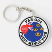 遠くニュージーランドフルーツミンスパイ キーホルダー (正面)