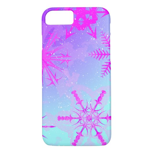 遠く踊る雪片iPhoneの場合から Case-Mate iPhoneケース (裏面)