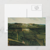 遠く離れたコーフェ城の眺め ポストカード (正面/裏面)